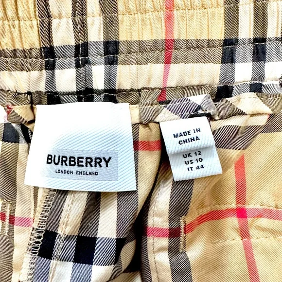 Louane Check Side Stripe Stretch Cotton Pants - 12 - Picture 5 of 5